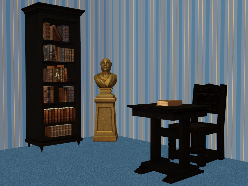 Mod The Sims - Bookshelf of Education Pooklet Recolours.