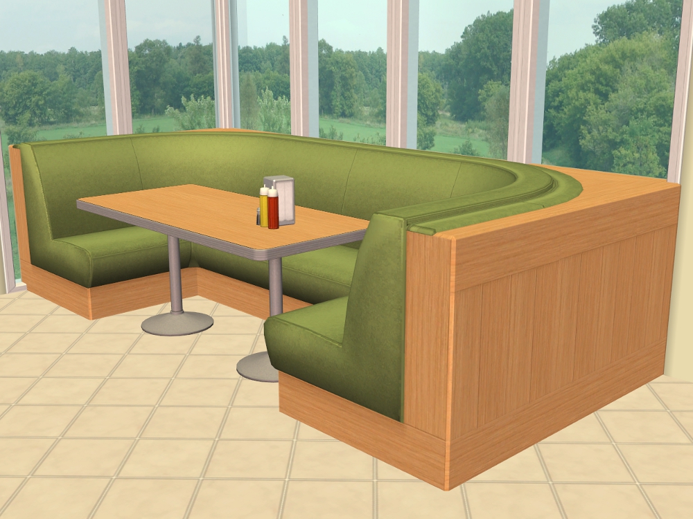 The Sims Resource - Brewster Restaurant - booth regular