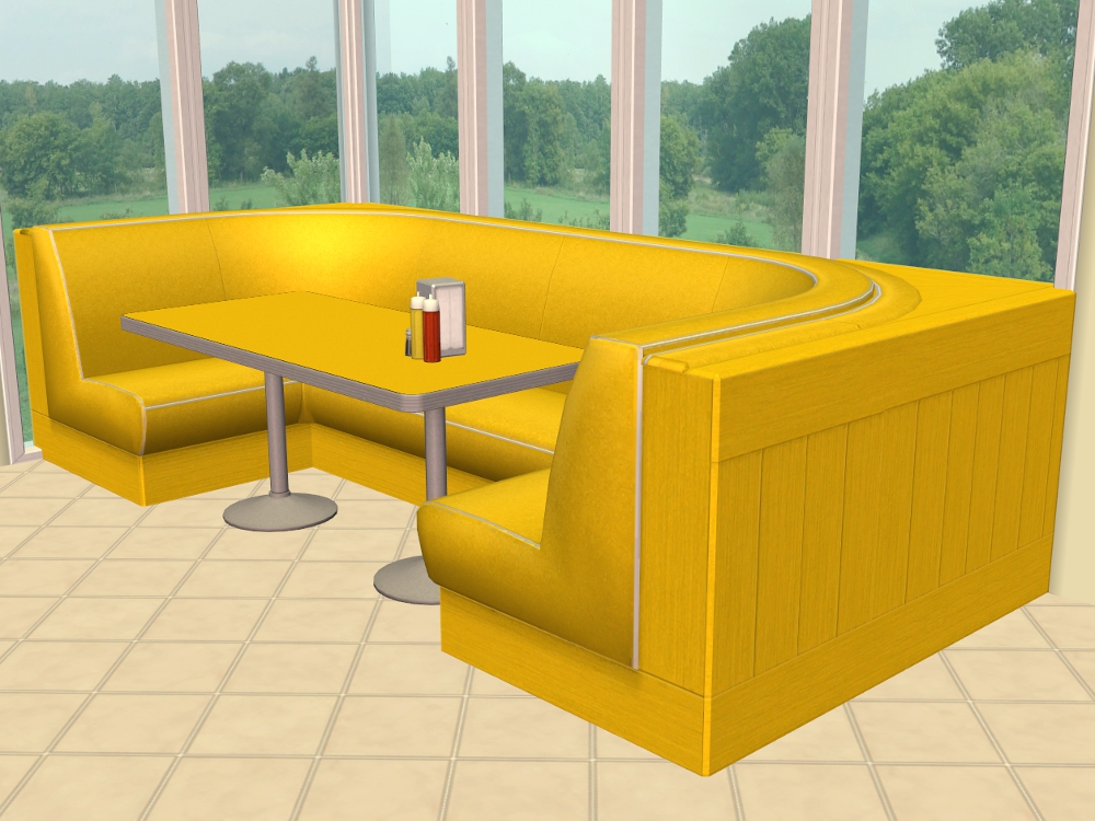The Sims Resource - Brewster Restaurant - booth regular