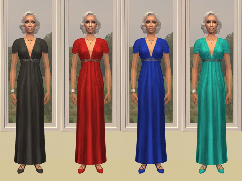 Mod The Sims - dressmosaic - Jewel Tone Recolours