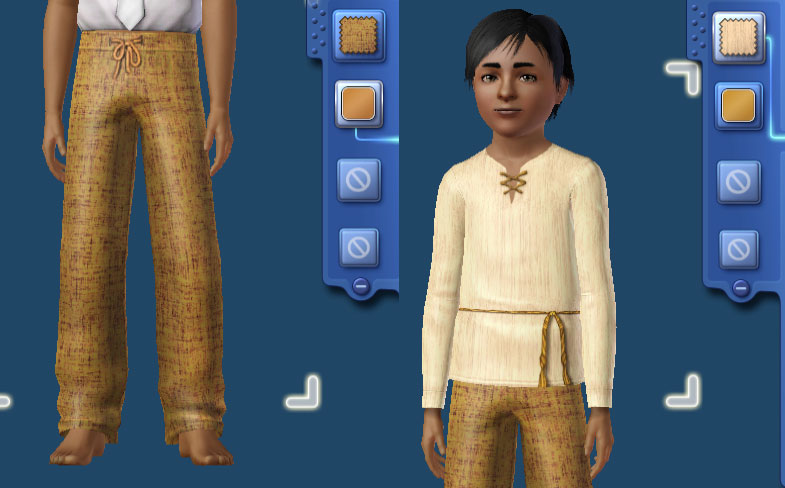 Mod The Sims - Medieval clothes for boys