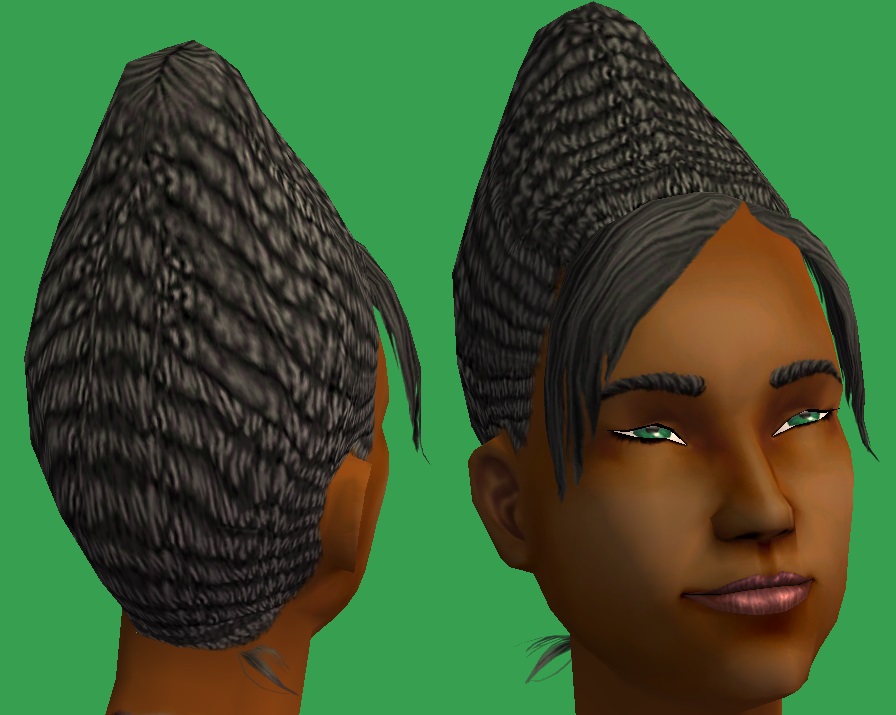 Second Life Marketplace - WILDCAT - beehive hair, black/blue