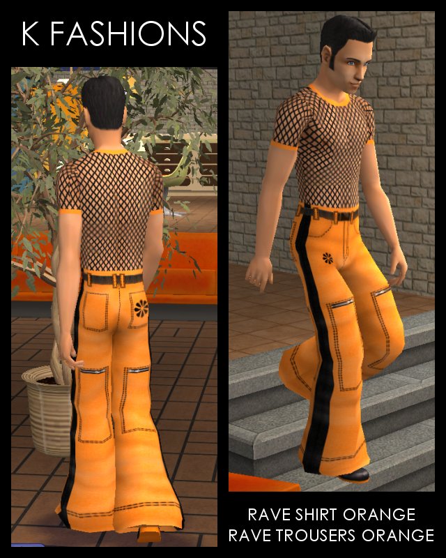 Mod The Sims - The return of rave clothes for adult males