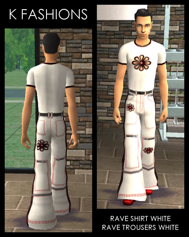 Mod The Sims - The return of rave clothes for adult males