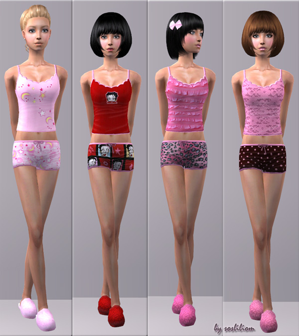Mod The Sims - -Coming of Age- Defaults for the Teen Girl Undies