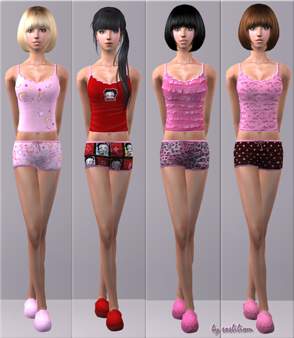 Mod The Sims - Adorable Undies for Adults & Young Adults