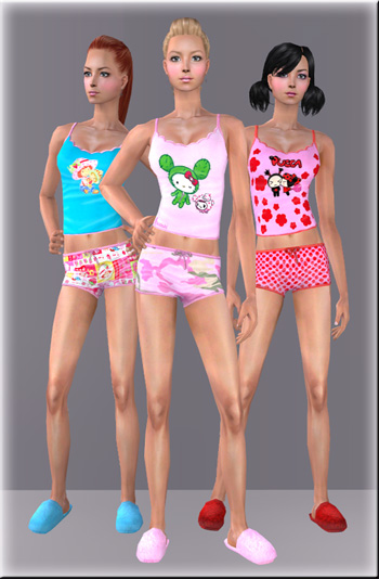 Mod The Sims - Adorable Undies - bonus girly styles - for  Teens&Adults&YoungAdults