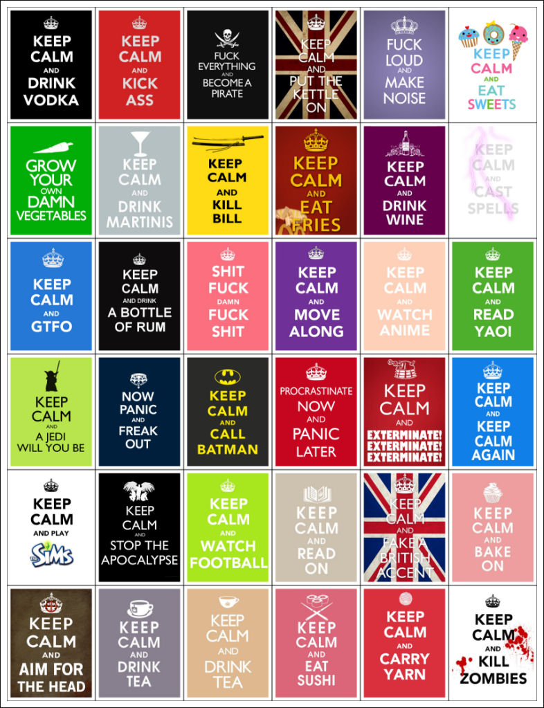 Mod The Sims Keep Calm And Carry On Framed Posters In English