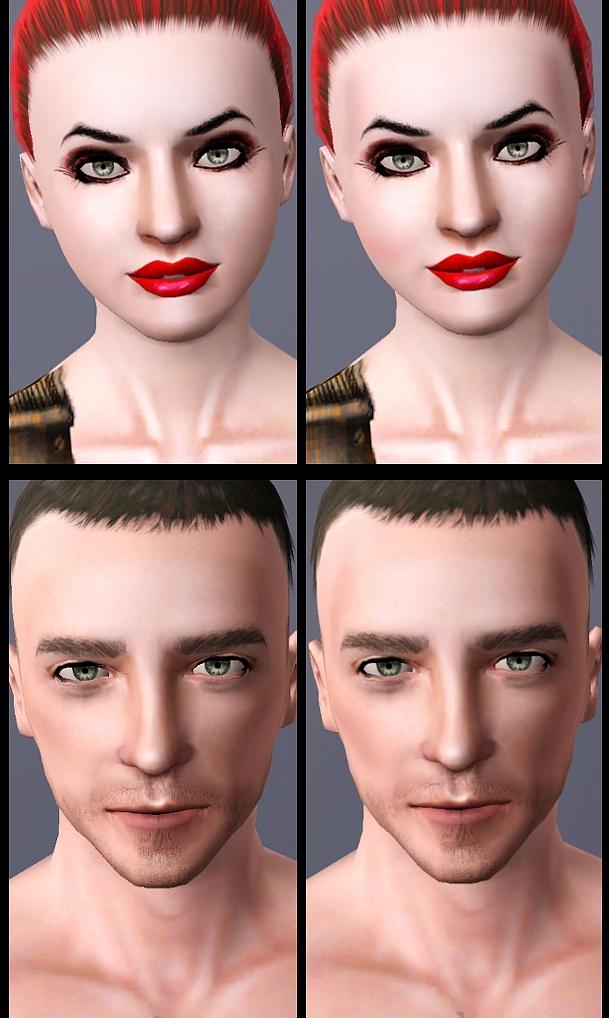Sims Face Contouring And Defining Makeup