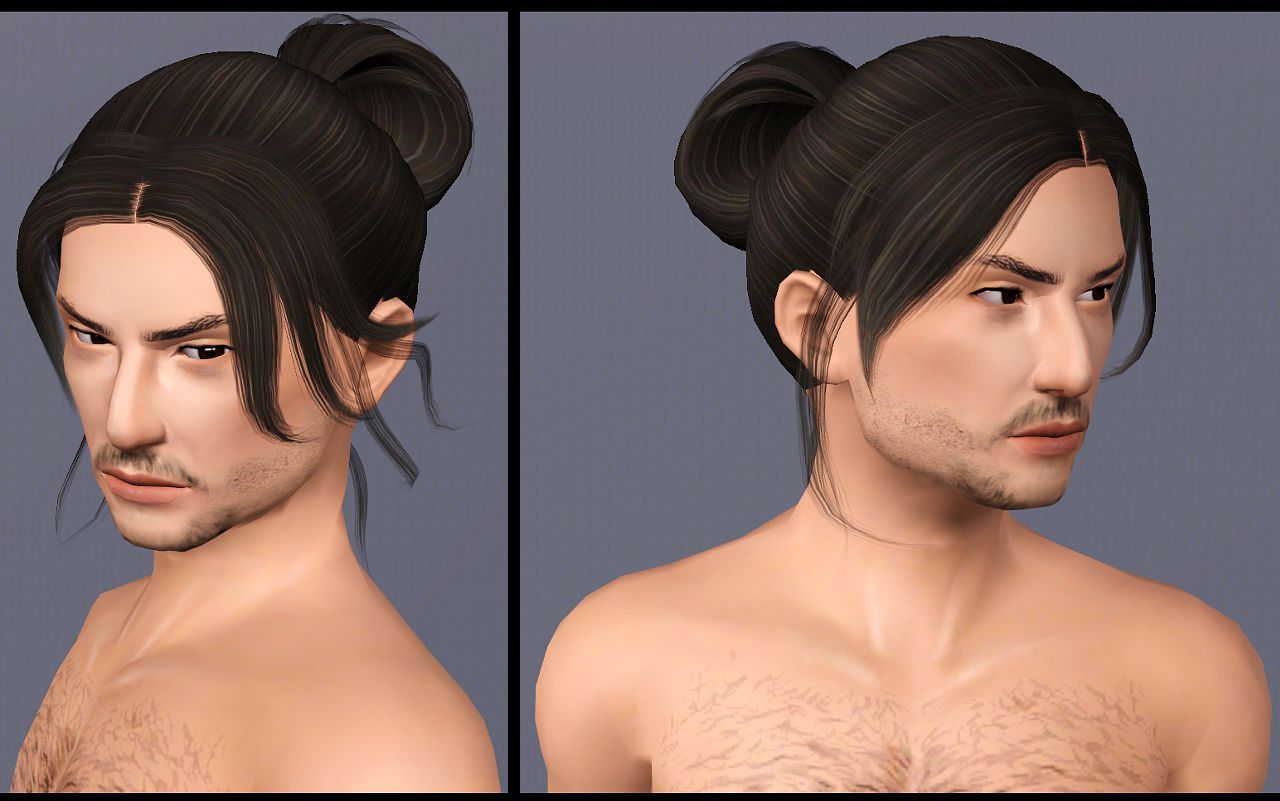 long male hair sims 4