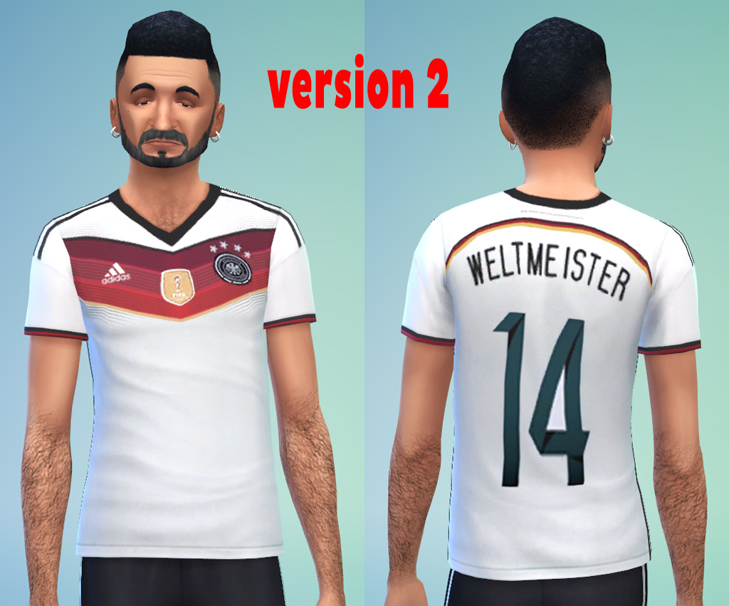 Mod The Sims - AC Milan Home Kit 2014/2015 for Male