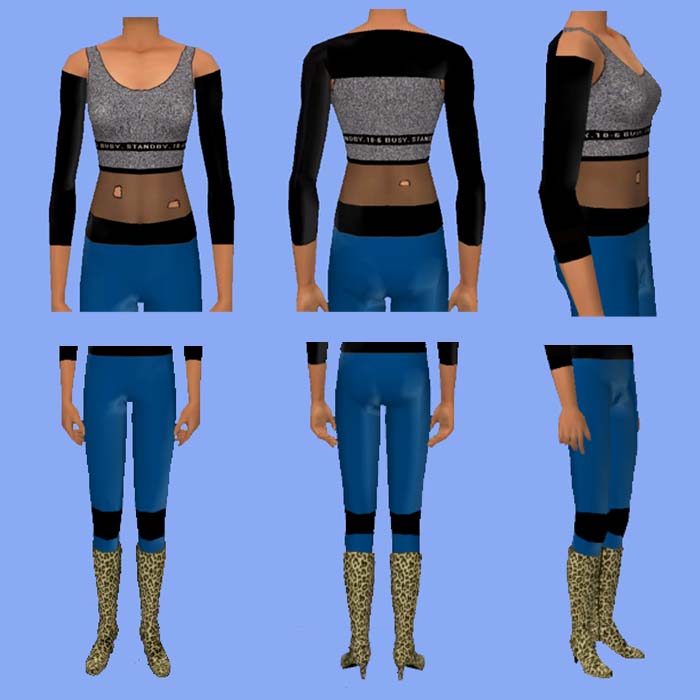 Mod The Sims - Sims 4 Rent Project: Mimi's Out Tonight Outfit (stage ...
