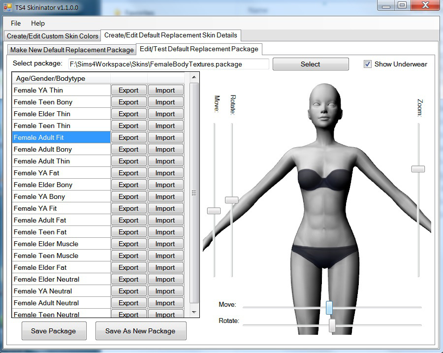 Mod The Sims - TS4 Skininator - Version 2.6.1, 3/23/2023
