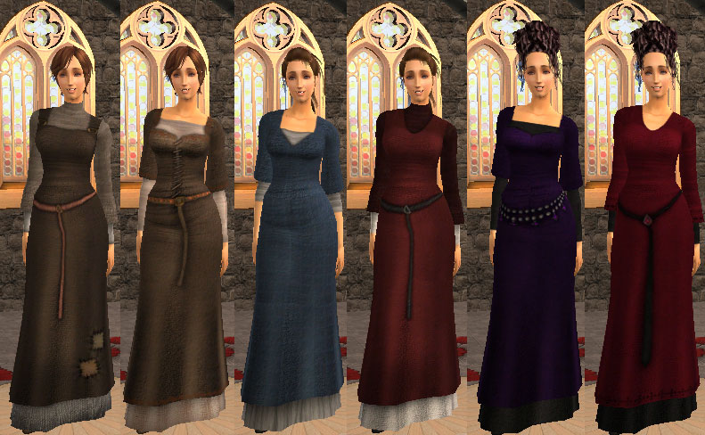the sims medieval mods clothing