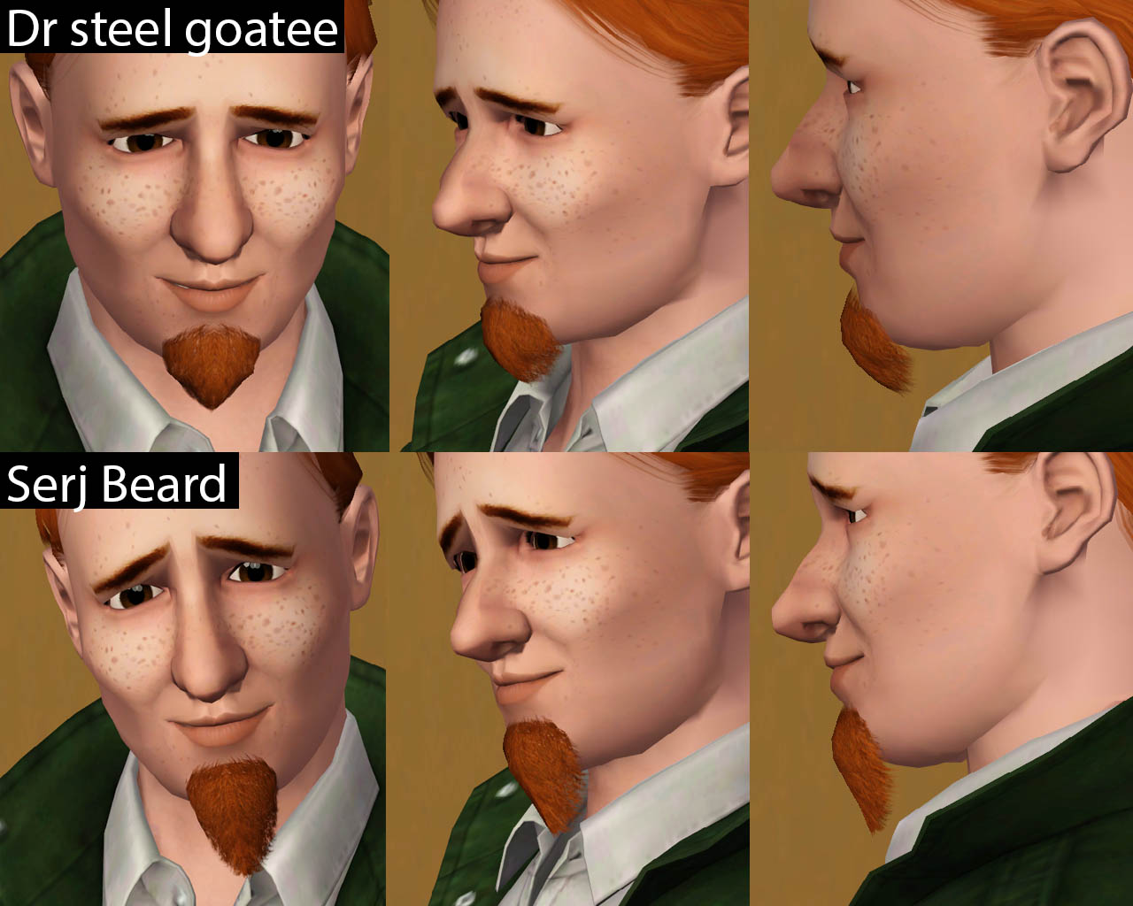Mod The Sims - Shavo Odadjian beard S3