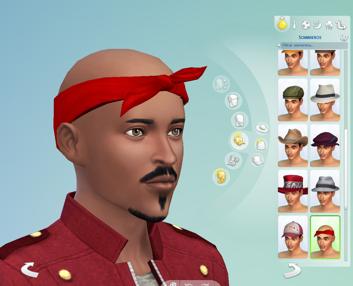 Mod The Sims - S4 Tupac bandana Unisex child to elder.