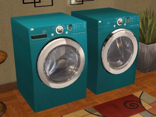 Mod The Sims - LG Dryer & Washer Machine