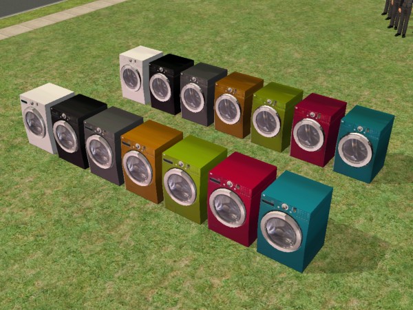 Mod The Sims - LG Dryer & Washer Machine