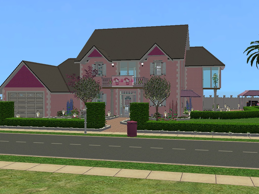 Mod The Sims Hello Kitty House Requested One Bedroom 15 Bathrooms