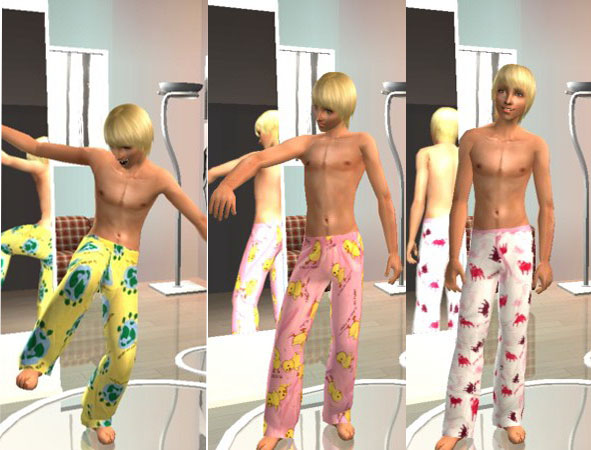 Mod The Sims - SleepWare for Sleep Time(teen male)