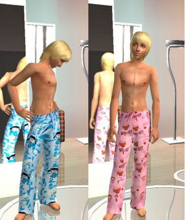 Mod The Sims - SleepWare for Sleep Time(teen male)