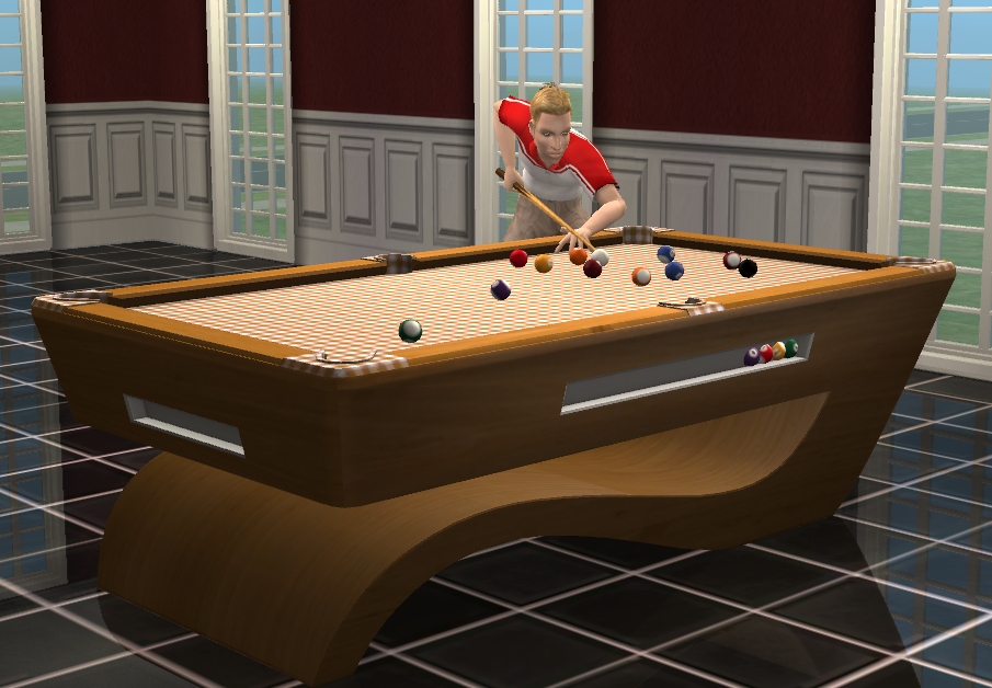 The Sims Freeplay, 🔶️, Pool Table Set, 🔶️