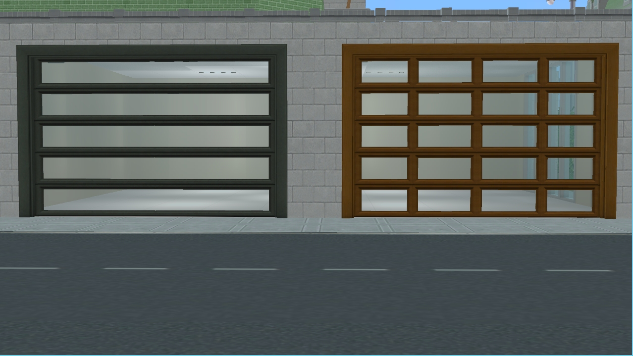 Mod The Sims Ap Patio Garage Door Modern