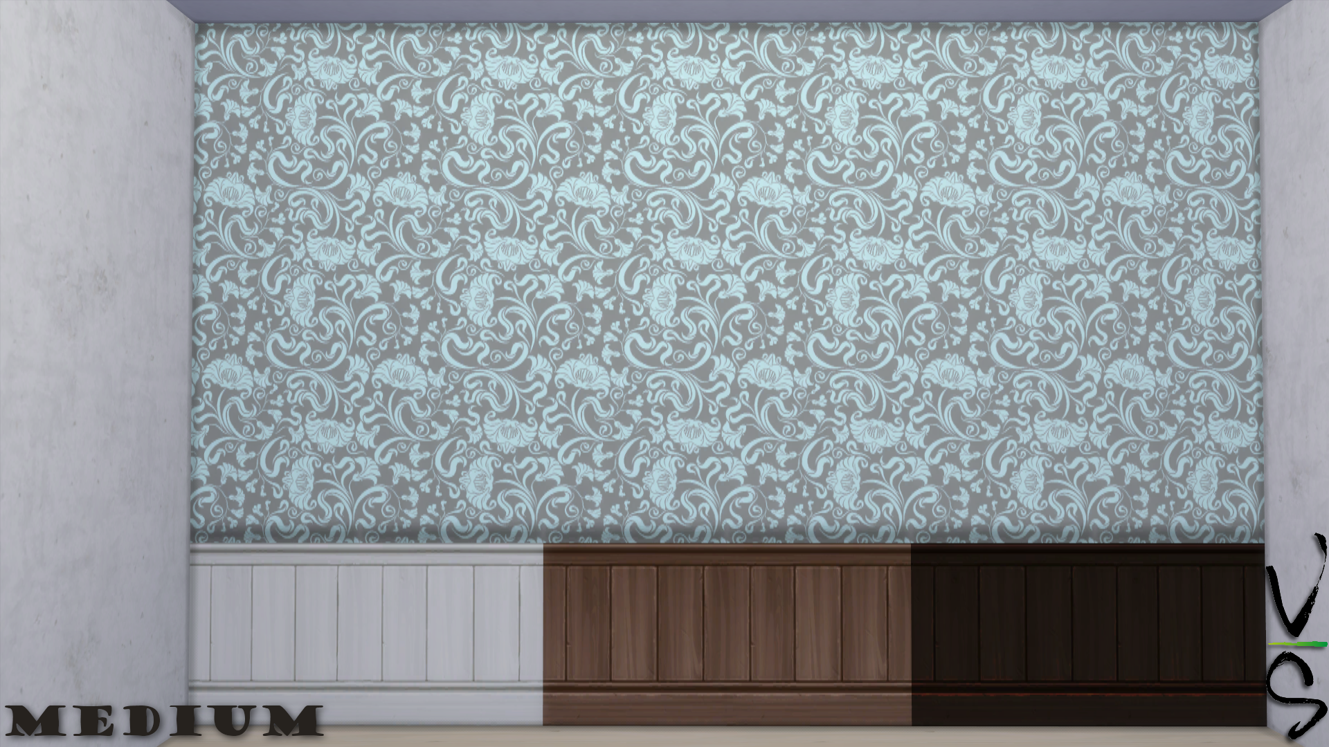 Mod The Sims - Floral Paneling Walls