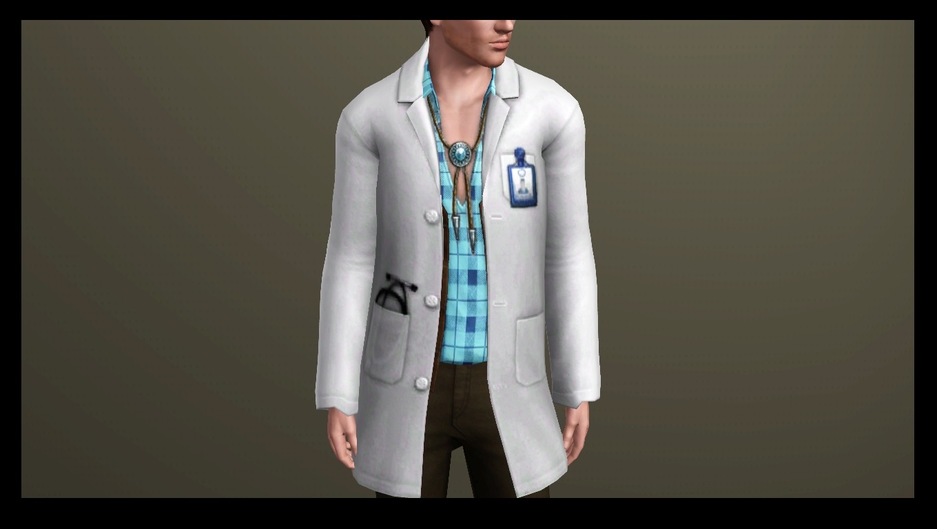 Mod The Sims - Doctor's Coats--BG Compatible