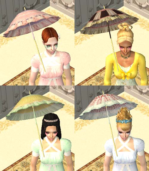 Mod The Sims - SC Lolita Parasols