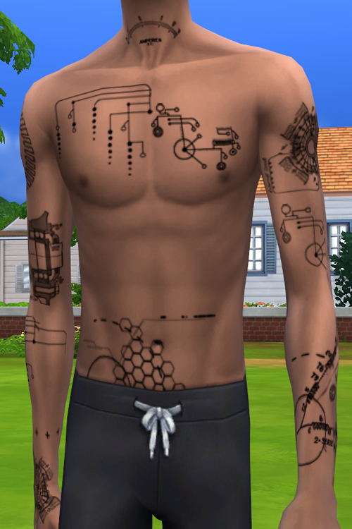 Any large male tattoos cc  rSims3