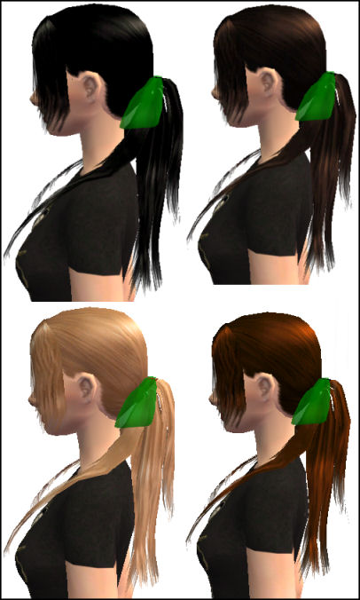 sims 3 ponytail with bangs