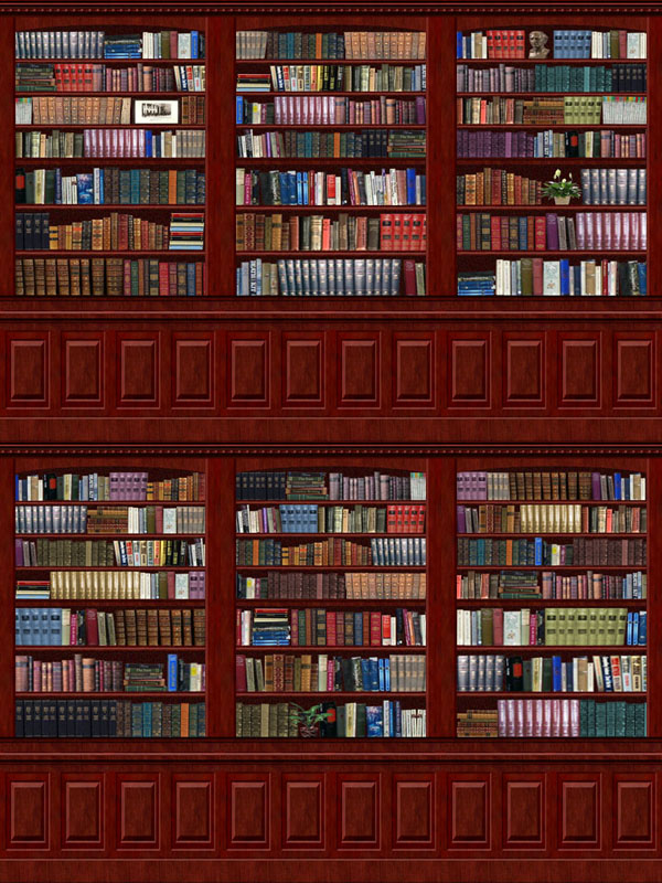 Mod The Sims - Library Wall Mural - Wallpaper Collection