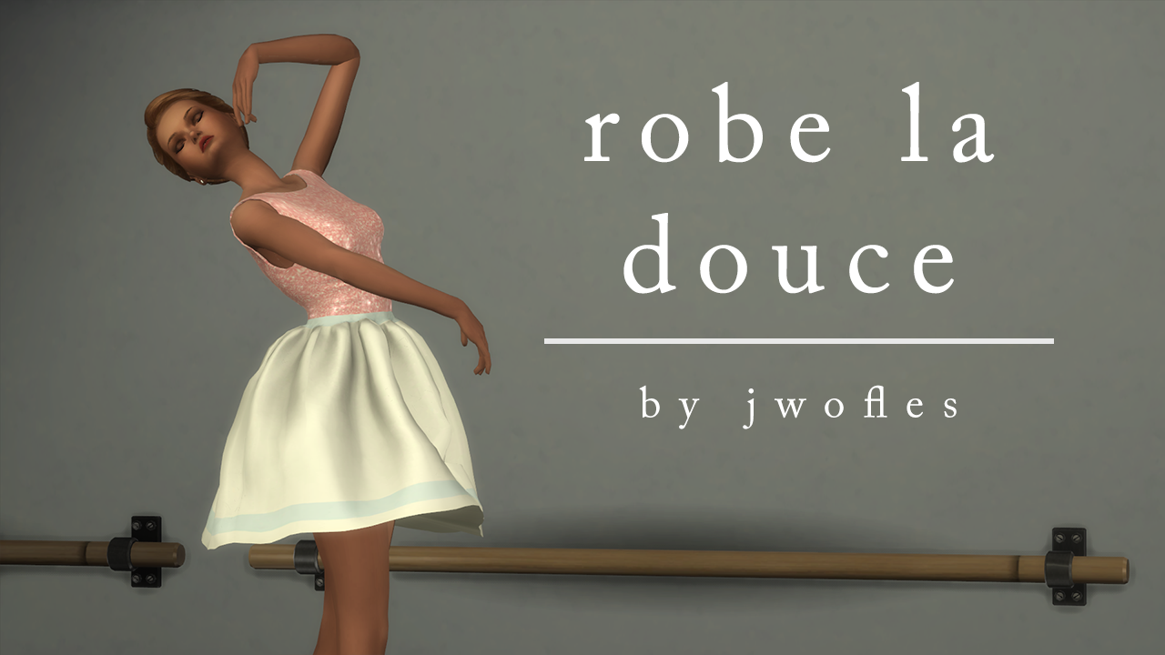 Mod The Sims - robe la douce - Ballet Dress