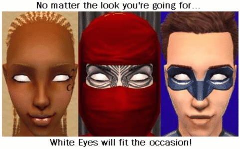sims 4 white eyes