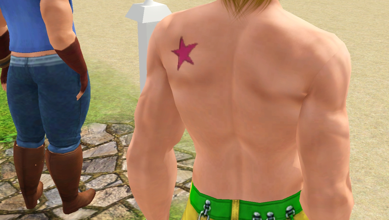 Mod The Sims  Joestar Birthmark Tattoo