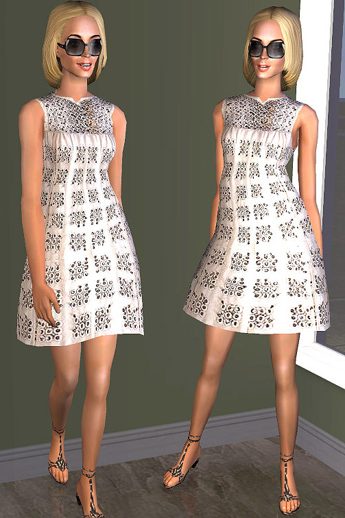 Mod The Sims Openhouse Kylie Minogue Baby Doll Dress
