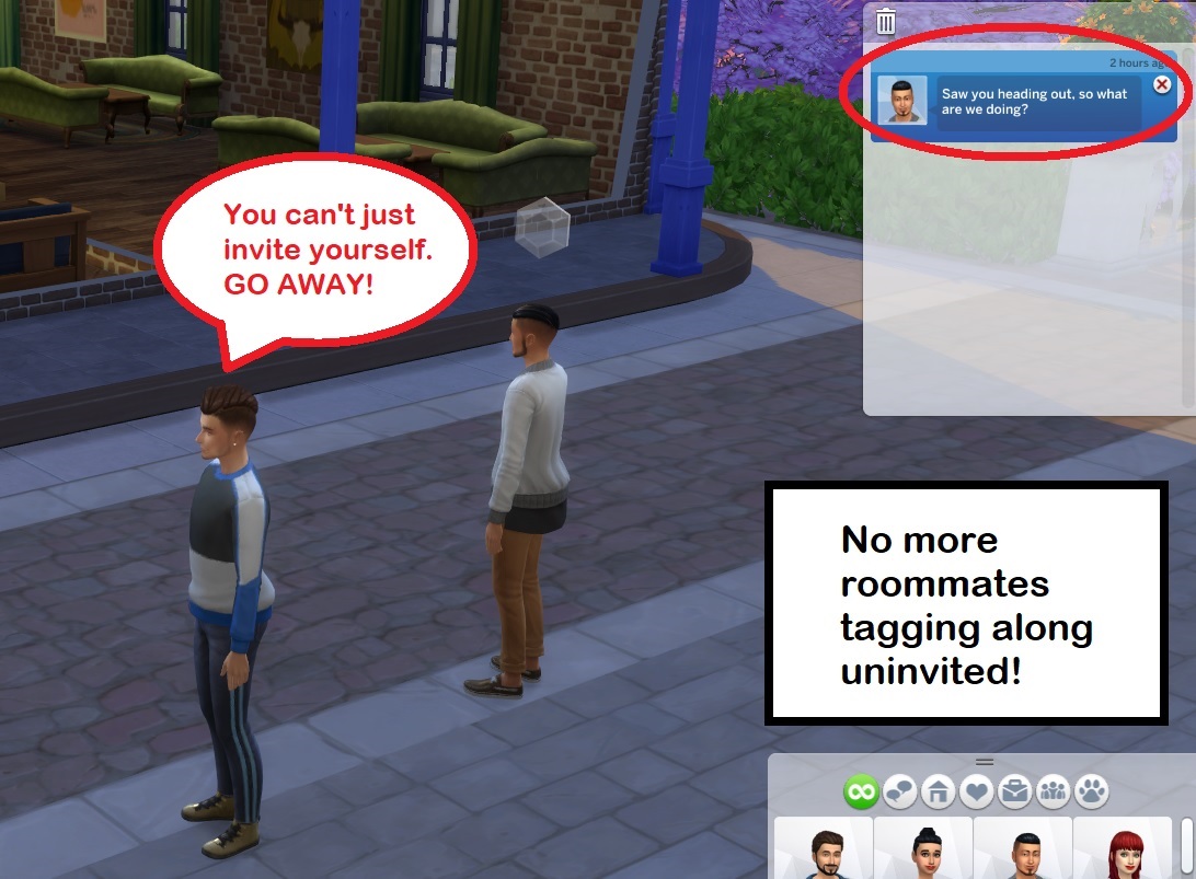 Mod The Sims - More Roommates &amp; Roommate Behavior Tweaks