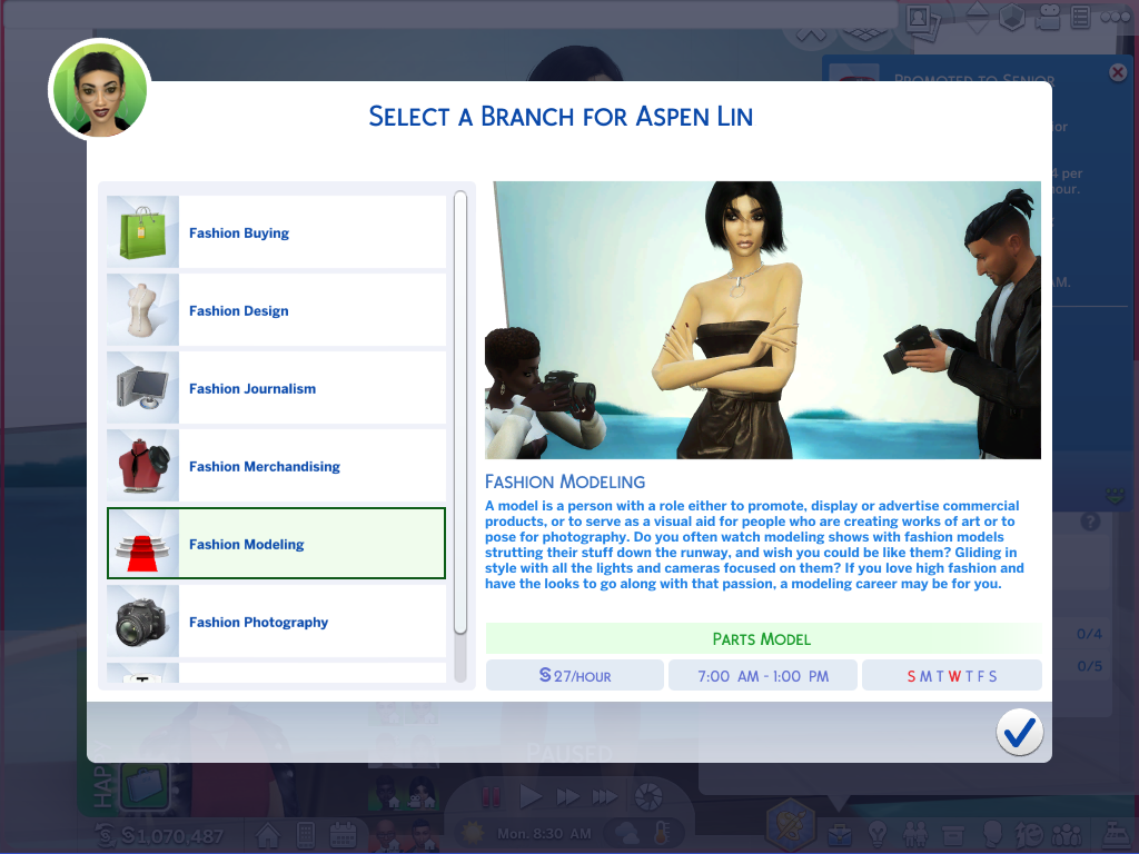 Sims 4 Fashion Career Mod 2022 Street Fashion 2022
