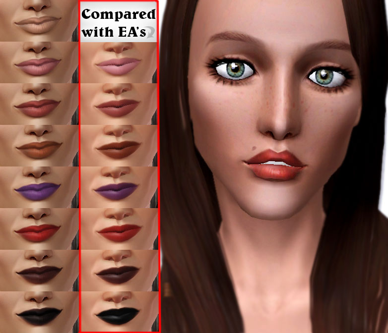 Semi Realistic Default Lipstick Male