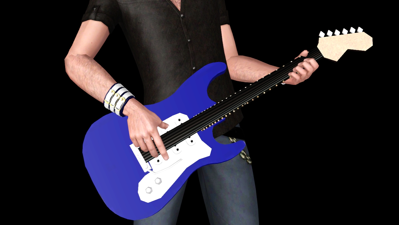 Mod The Sims - Electric Guitars by xdarkshadowx to Accessories