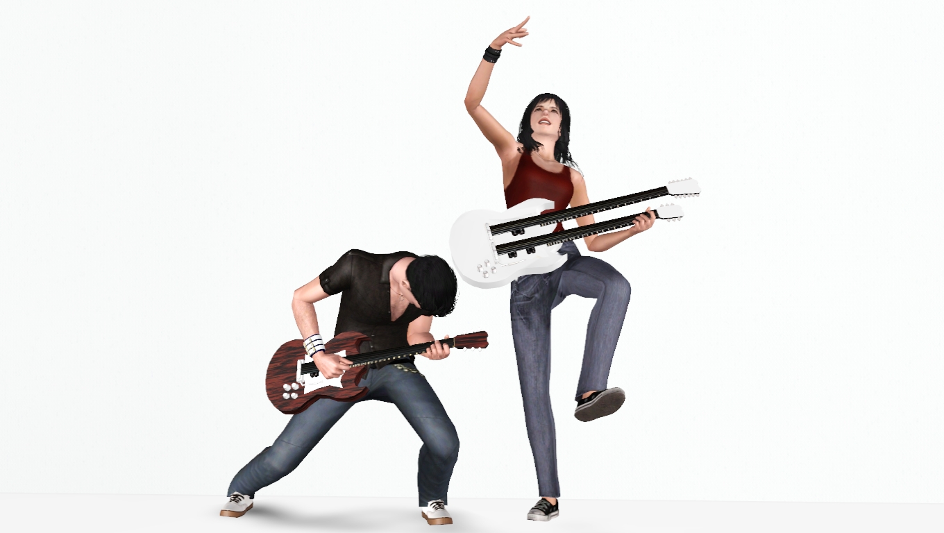 TS4 Poses — beverlyallitsims: All in the name of Rock'N'Roll...