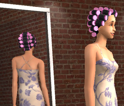 Mod The Sims - Hair Curlers / Rollers Mesh for Teens, YA, Adults, and Elder  Females