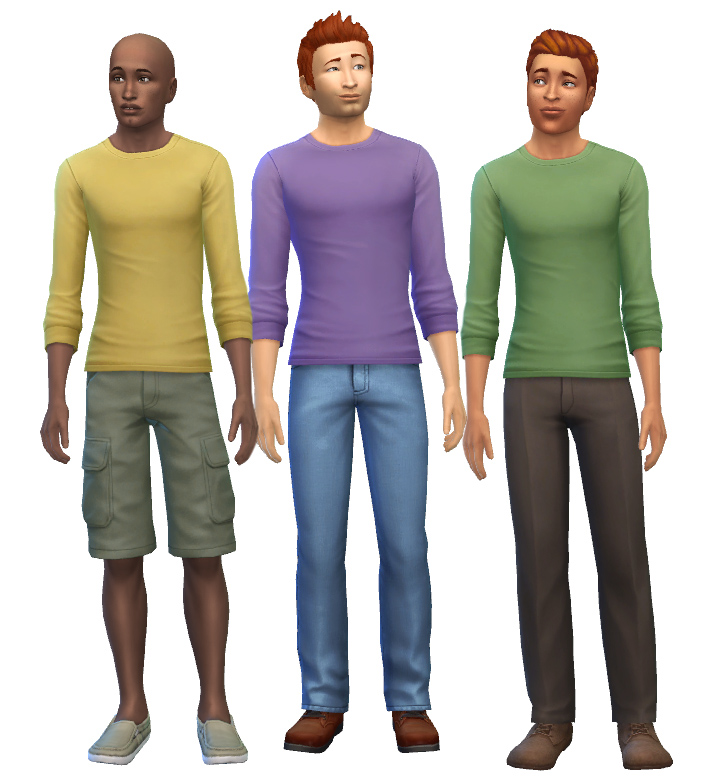 Mod The Sims - Men's Long-Sleeved Tees