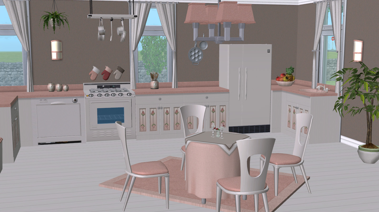 Sims 4 Pink Kitchen Cc