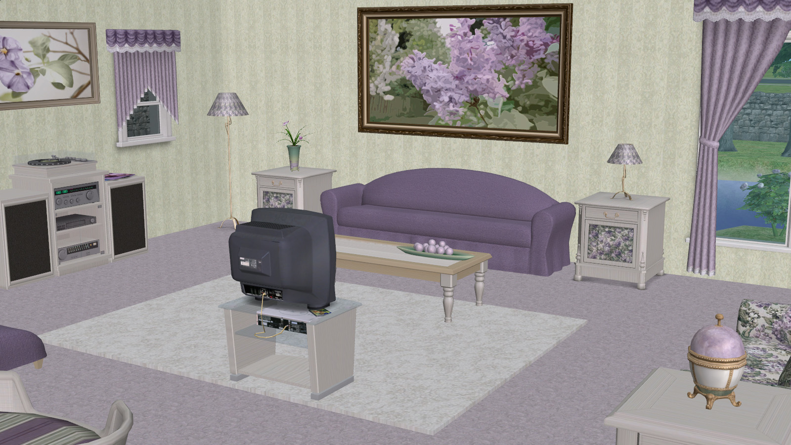 Bohdi Living Room - SunKissedLilacs Sims 4 CC