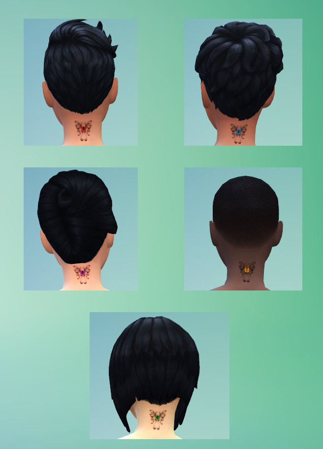 Sims 4 Butterfly Tattoo