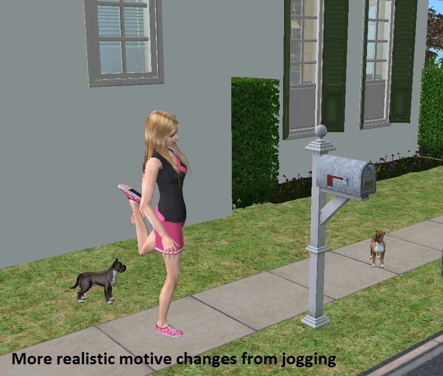 Mod The Sims Jogging motive changes