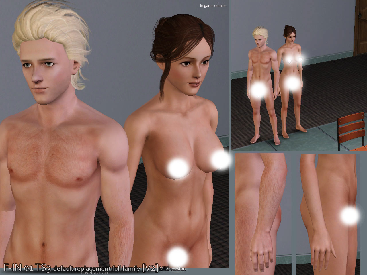 Naked Sim Costume.