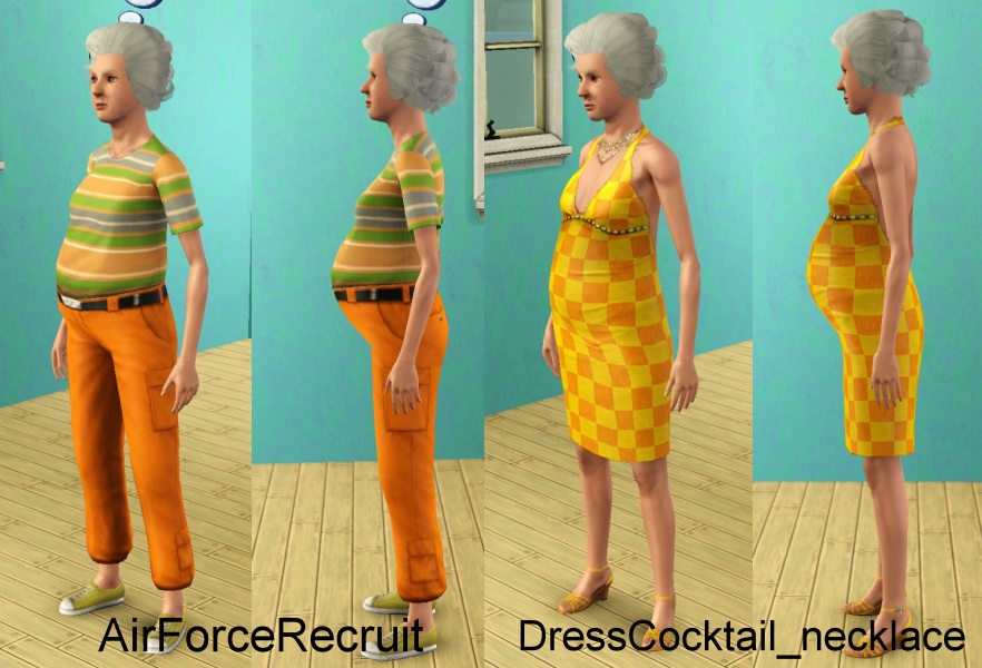 Mod The Sims - Teen Female Maternity Wear